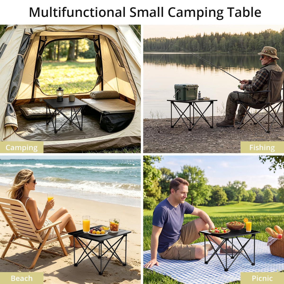 Small Ultralight Aluminum Folding Camping Table R4431