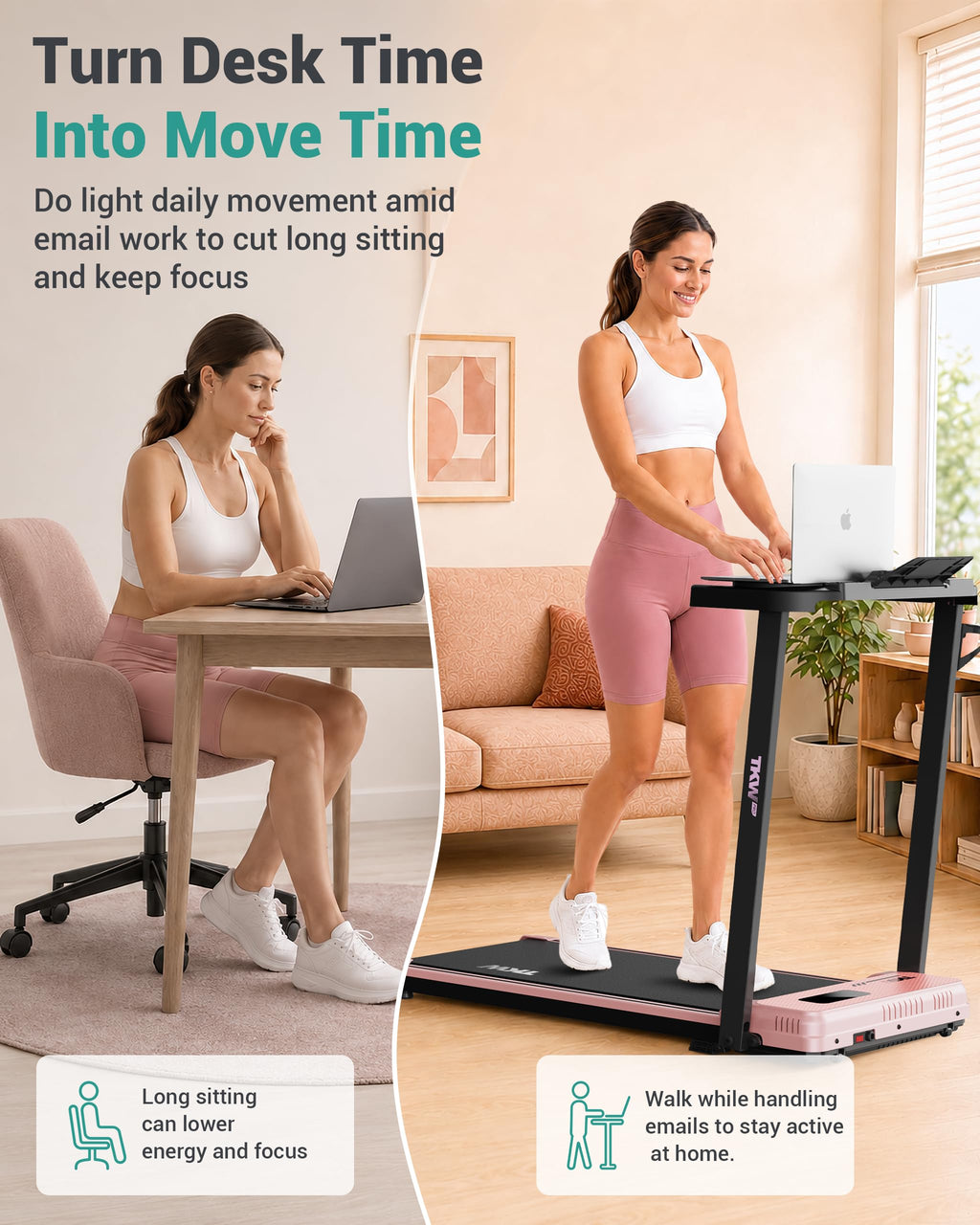 Walking Pad with Vibration Plates and Incline V56267
