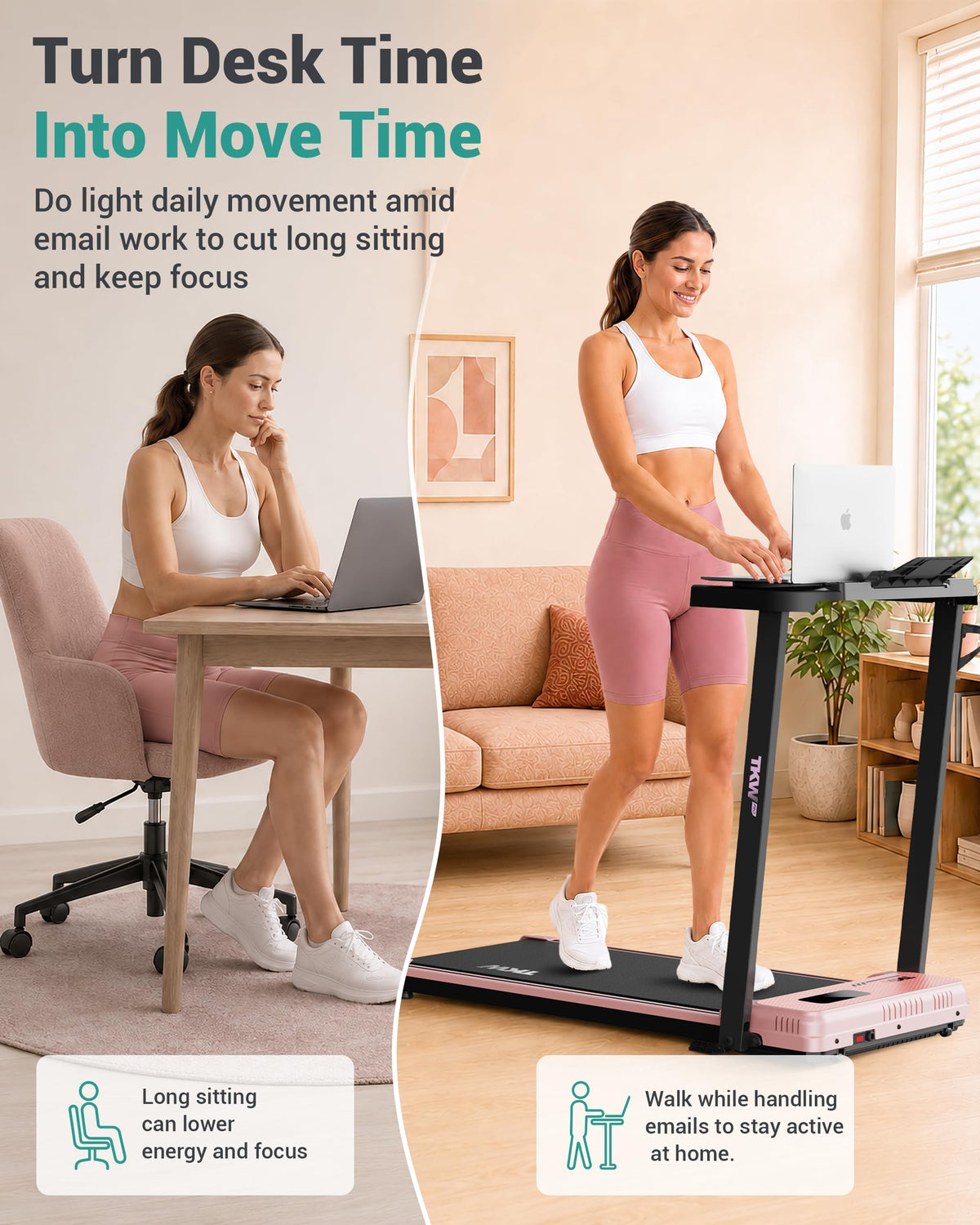 Walking Pad with Vibration Plates and Incline V56267