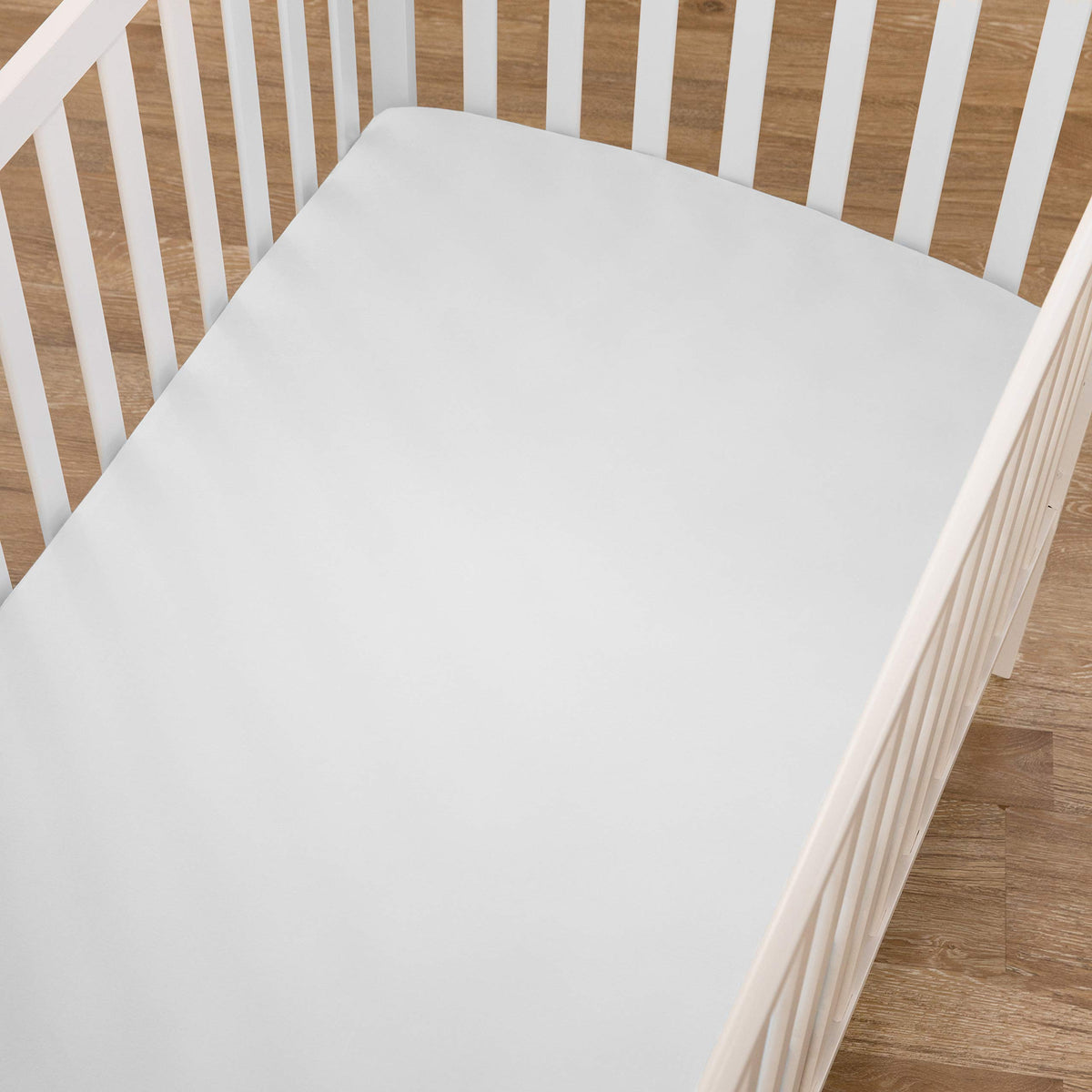 3 Pack White Fitted Crib Sheets 52x28" B735