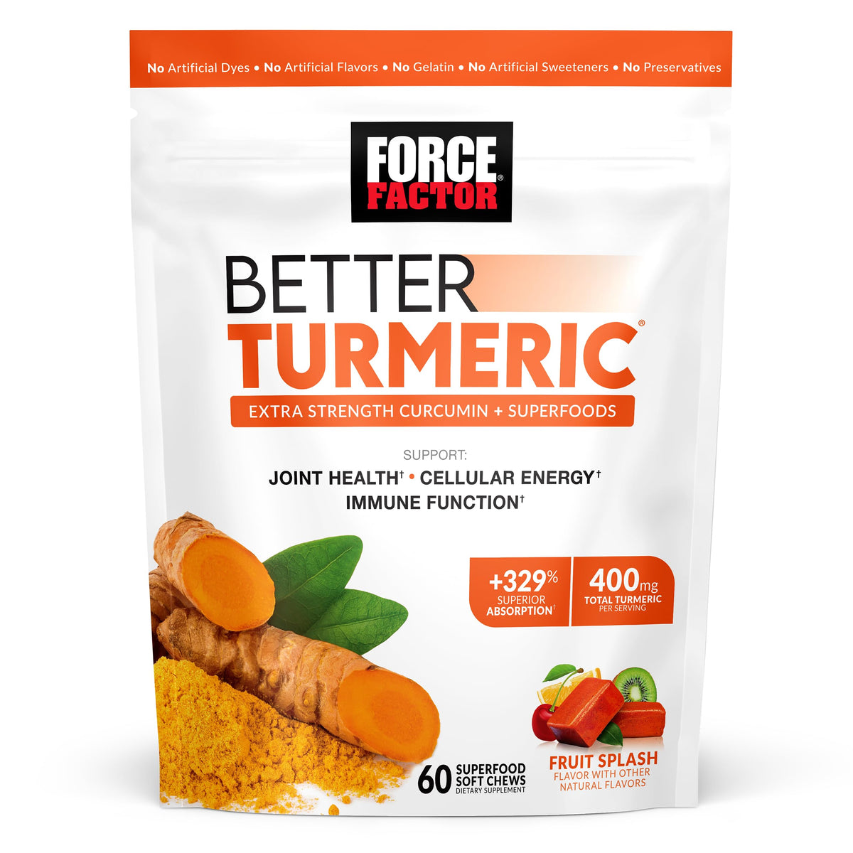 Beet Soft Chews and Turmeric Joint Support Supplement S12213