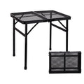 Portable Small Folding Metal Camping Table 23” x 15” K324