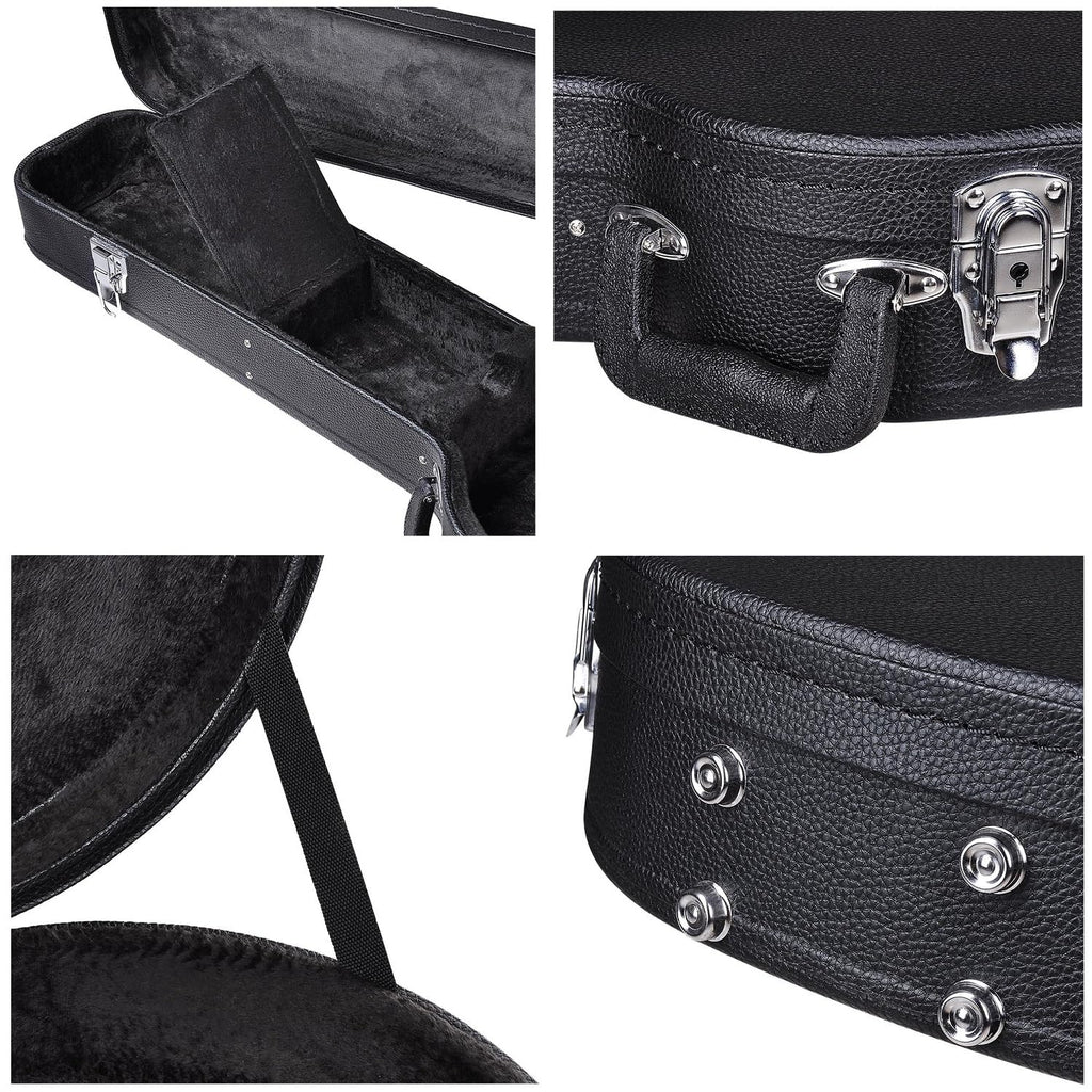 Electric Guitar Hard Shell Case, Black V155795