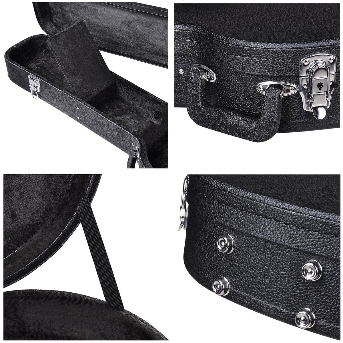 Electric Guitar Hard Shell Case, Black V155795