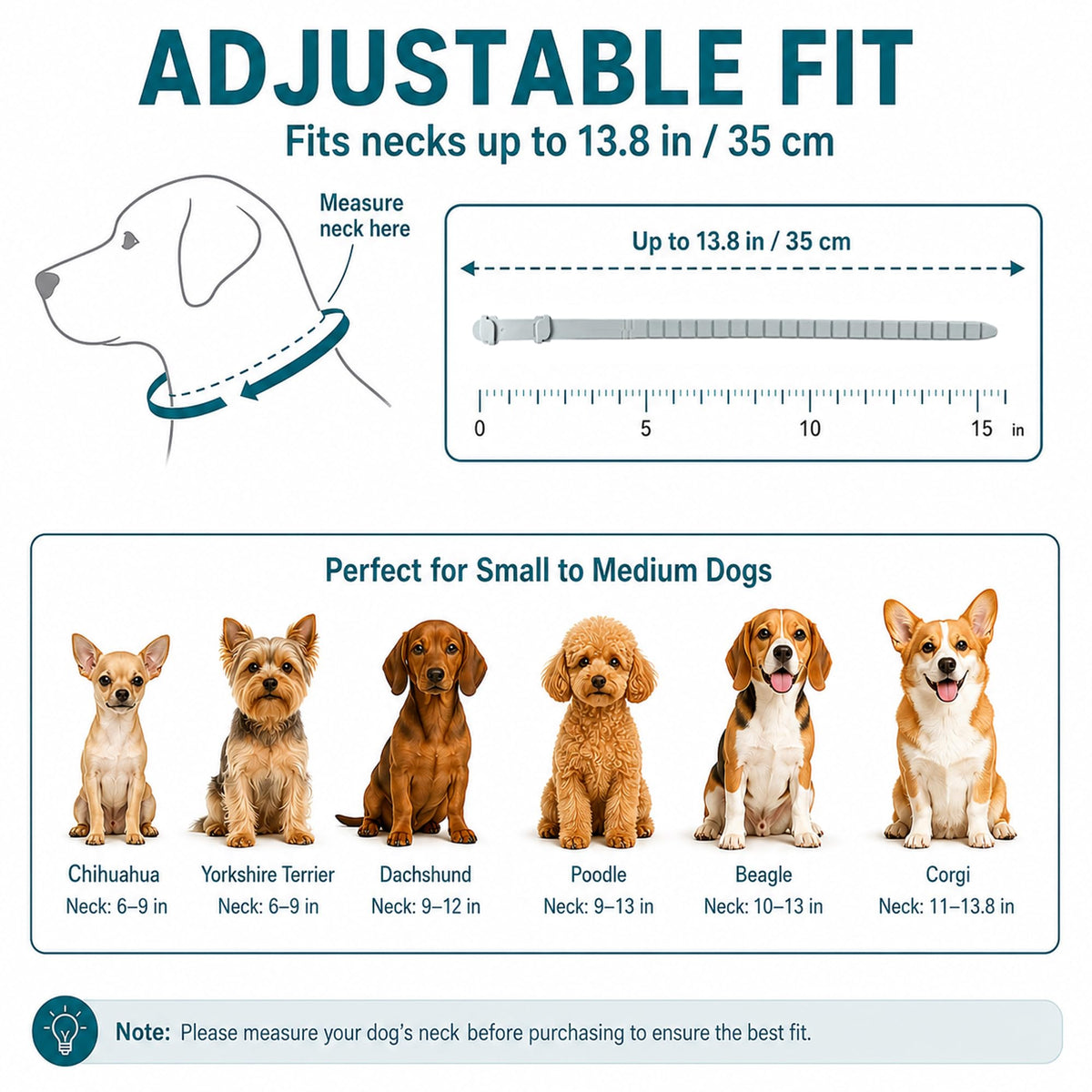 Flea and Tick Collar for Dogs, 4 Pack, Small Dogs Under 18 lbs I447209