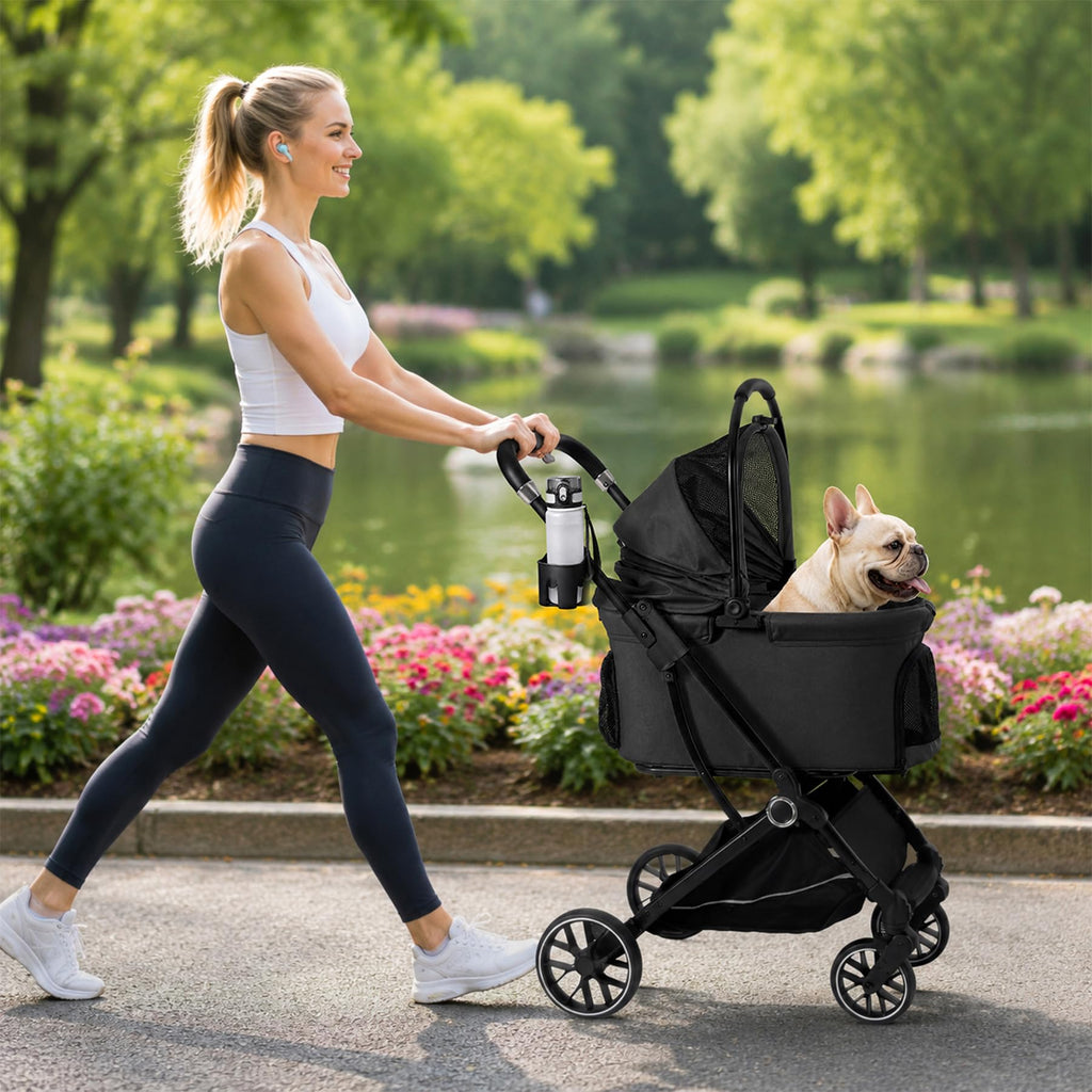 3-in-1 Pet Stroller Black B753