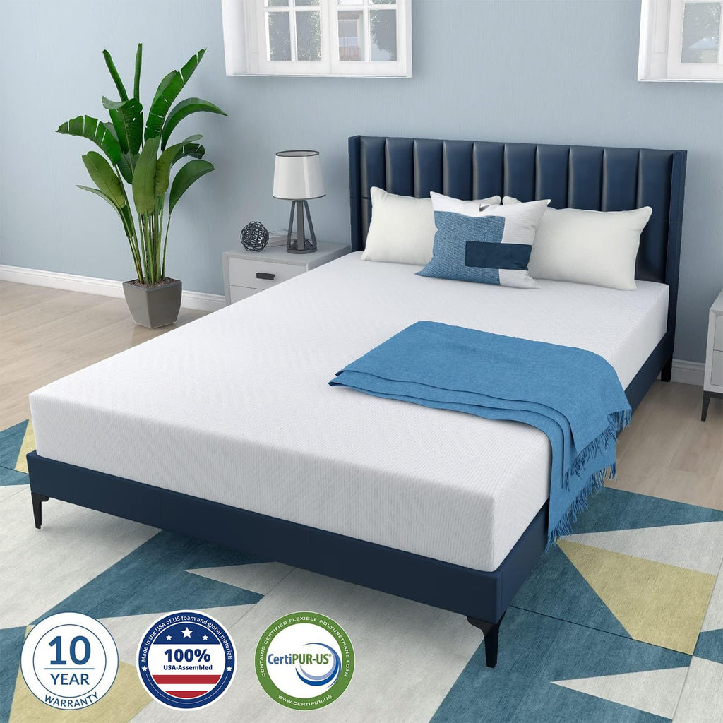 Twin 6 Inch Memory Foam Mattress T1516