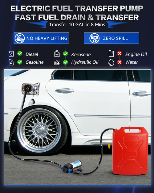 12V Gasoline Transfer Pump Set S7762