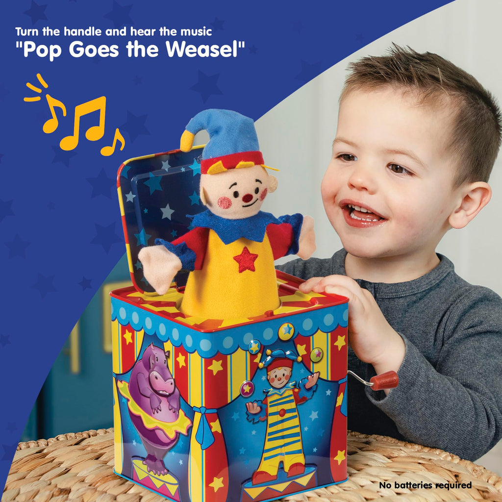Silly Circus Jack in the Box Musical Toy G4456