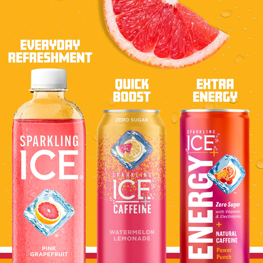 Pink Grapefruit Sparkling Water 17 fl oz Bottles Pack of 12 Z102490
