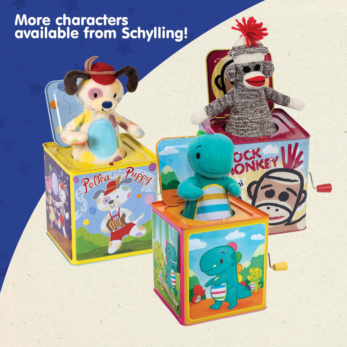 Silly Circus Jack in the Box Musical Toy G4456
