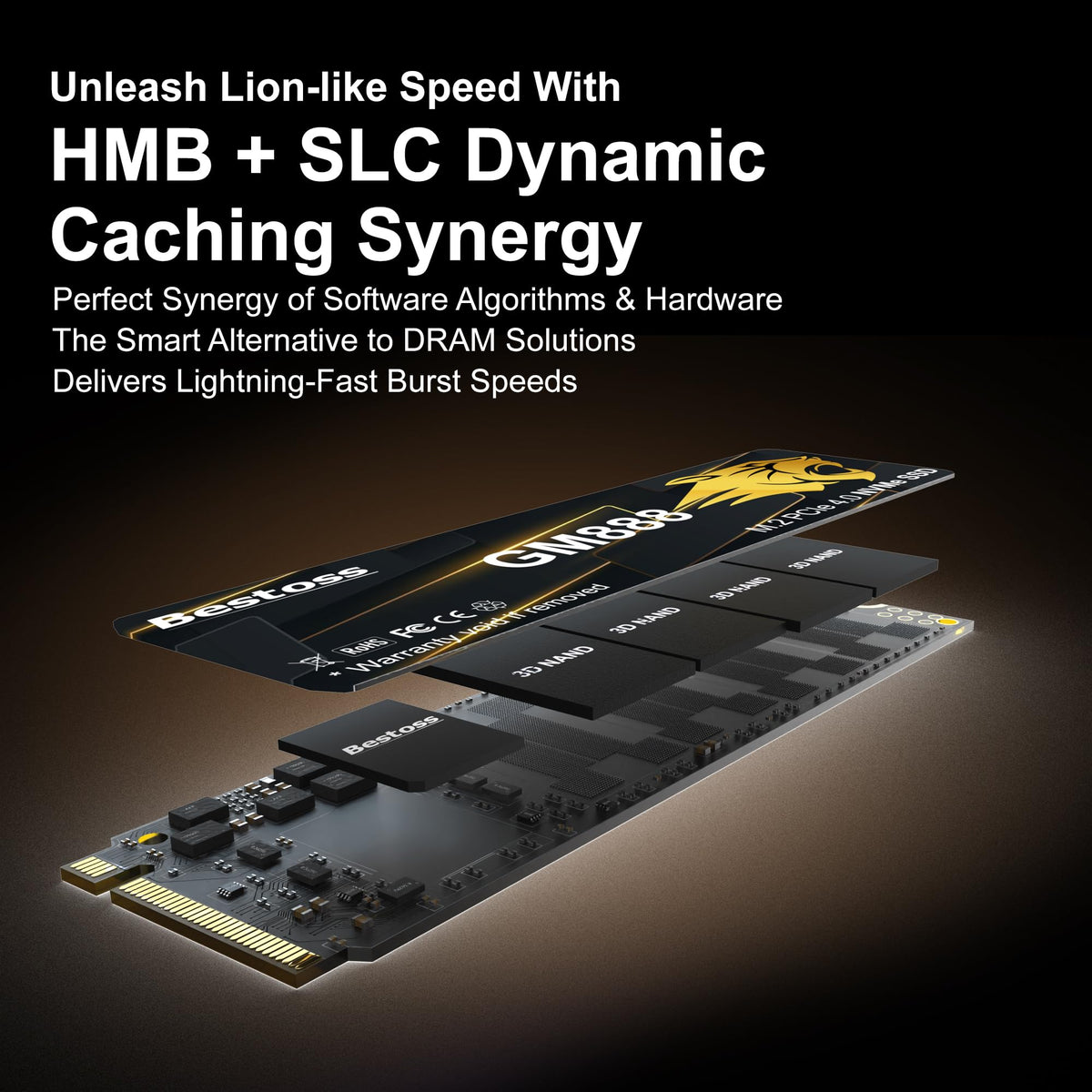 NVMe M.2 2280 SSD 512GB PCIe 4.0 I303798