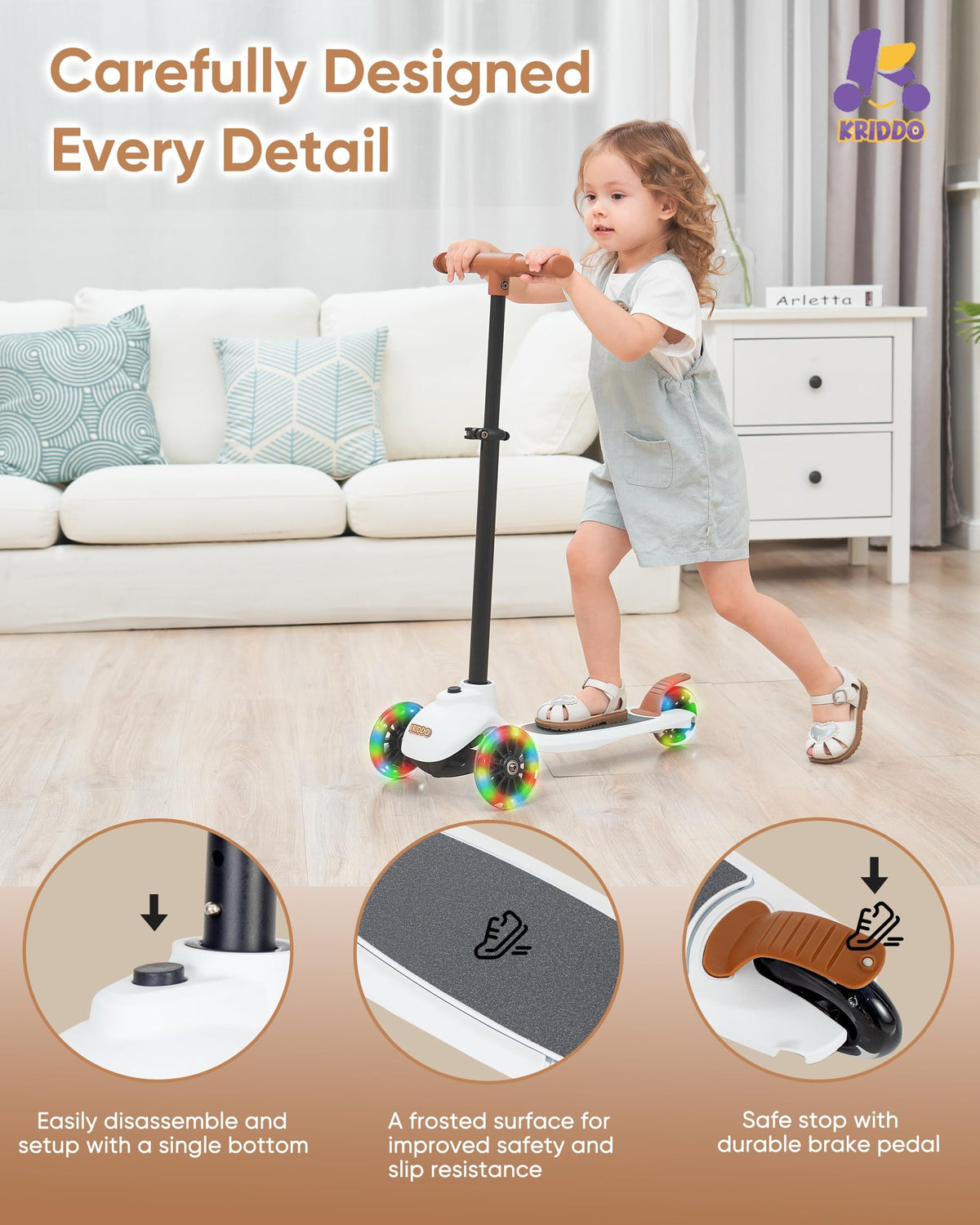 3-in-1 Toddler Scooter W98523