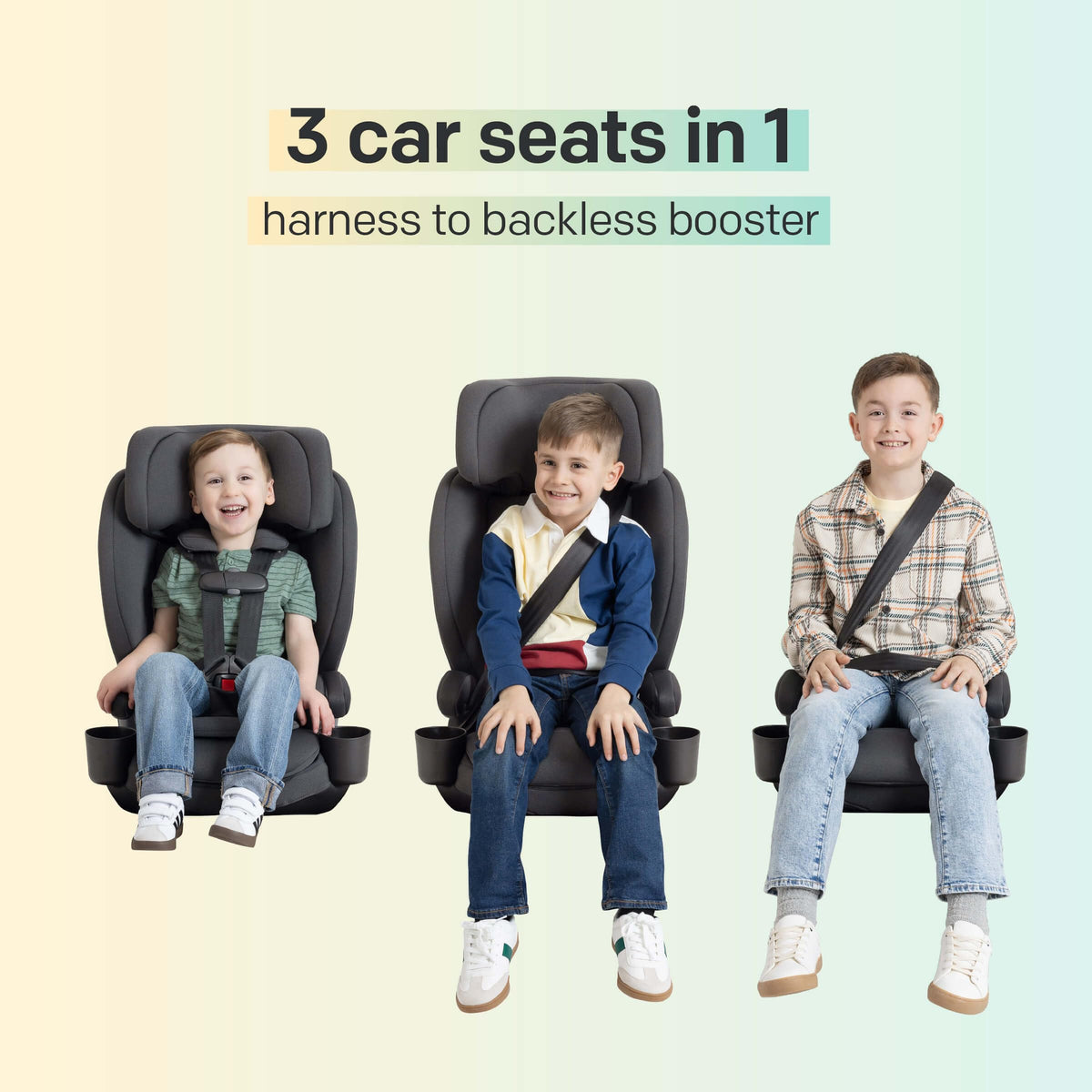 Harness Booster with Rigid Latch, 7-Position Footrest P4117
