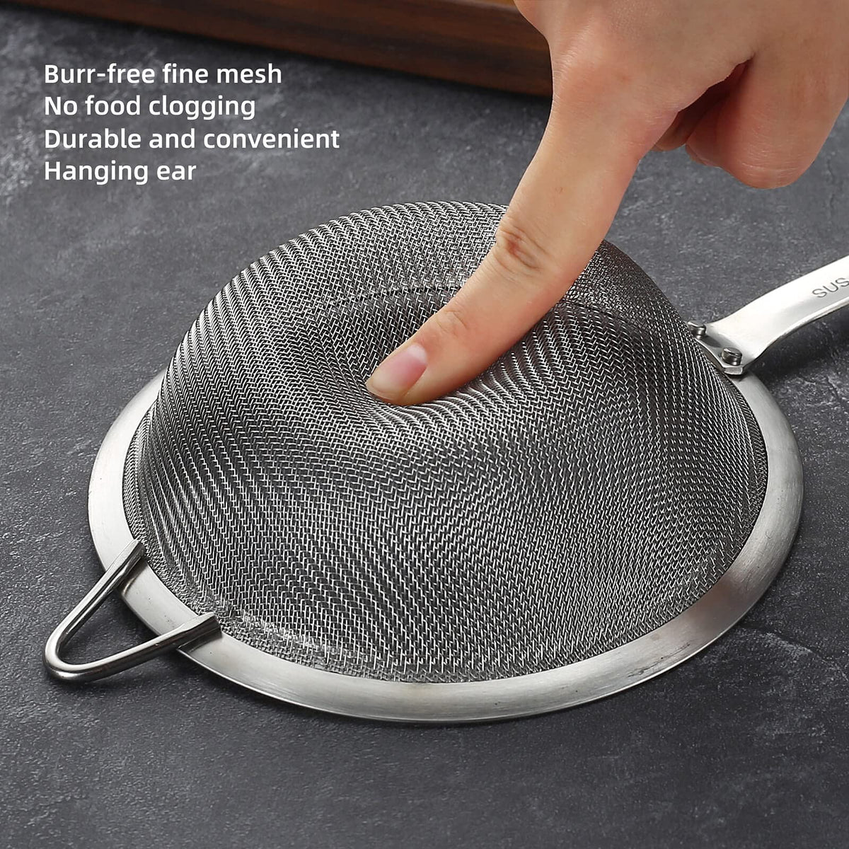 Fine Mesh Stainless Steel Strainer N24673