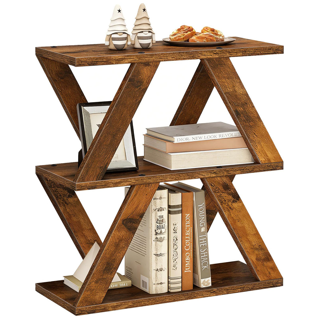 3 Tier Side Table with Storage Shelves W53762