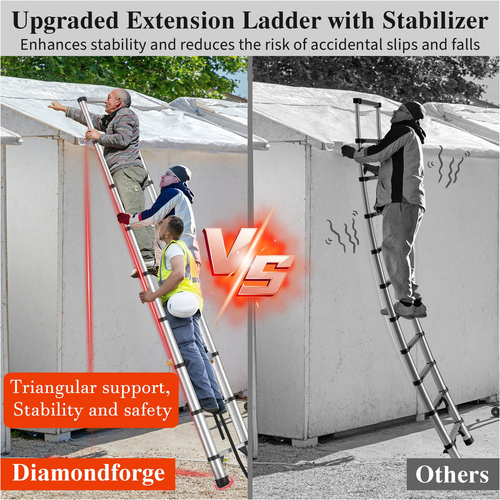 8.5 FT Aluminum Telescoping Ladder D898762
