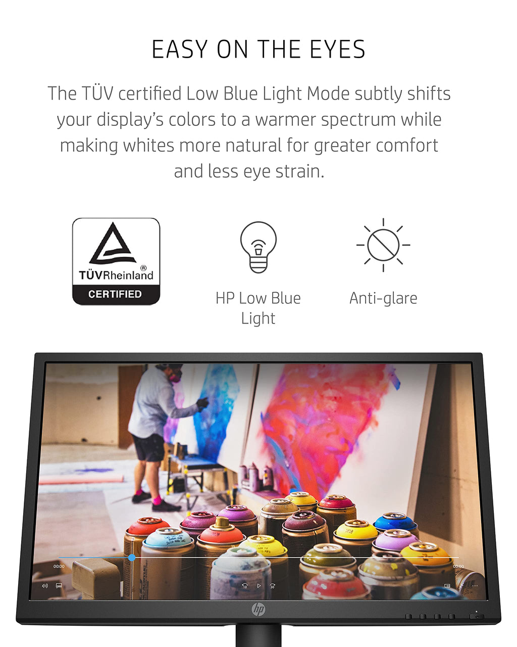 21.5-inch FHD 75Hz VA Monitor with HDMI & VGA Ports I12845