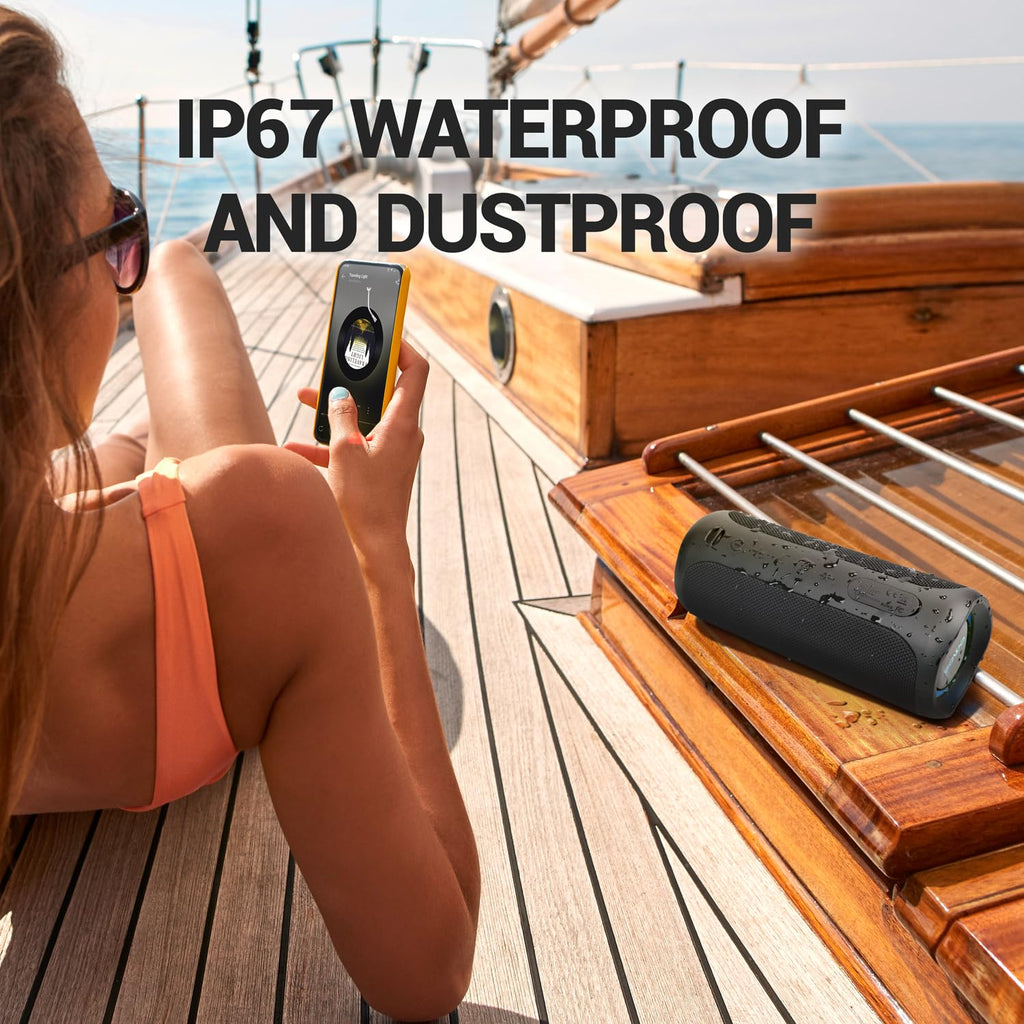 Wireless Bluetooth Speaker with Built-in Subwoofer I927