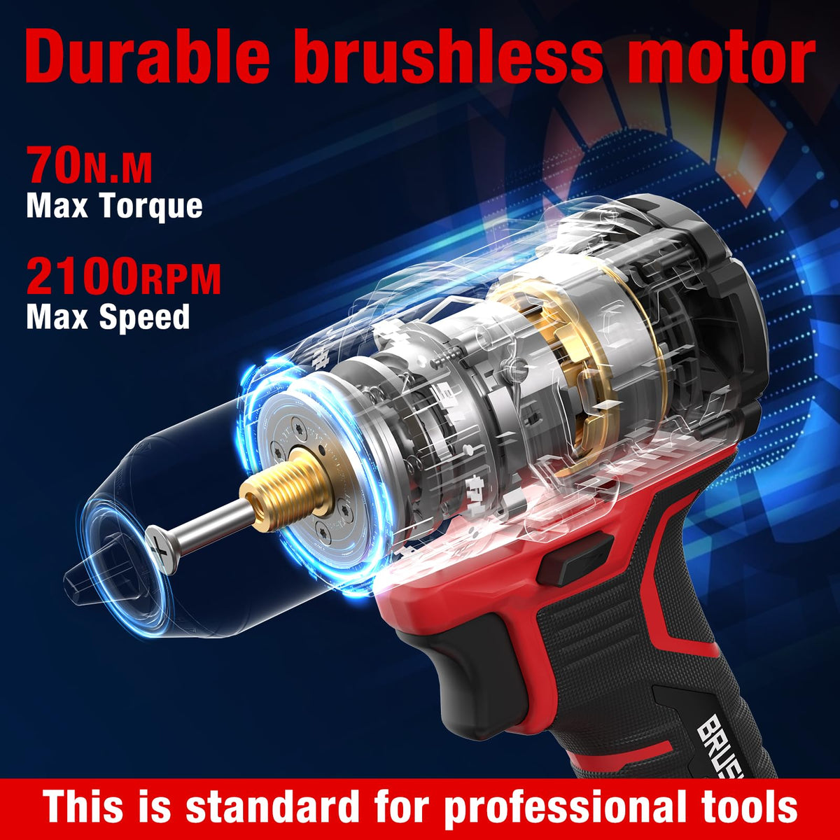 20V Cordless Drill Driver Kit with 2 Batteries Y24756