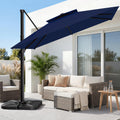 11×11 FT Double-Top Cantilever Patio Umbrella G273514