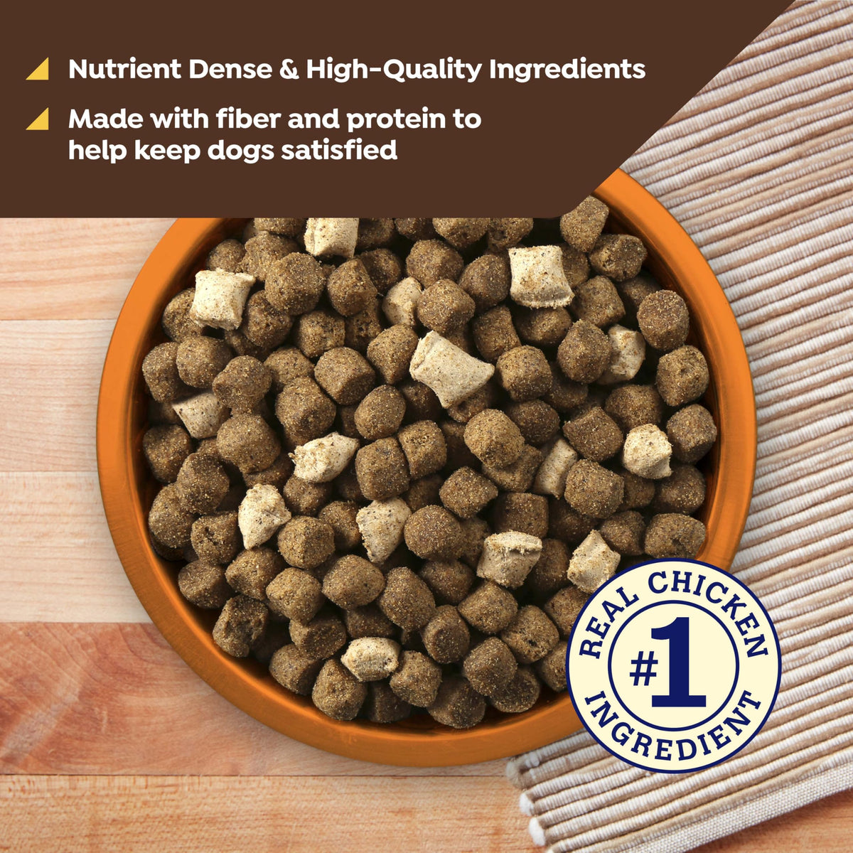 Freeze Dried Dry Dog Food 10.5 lb Bag O83280