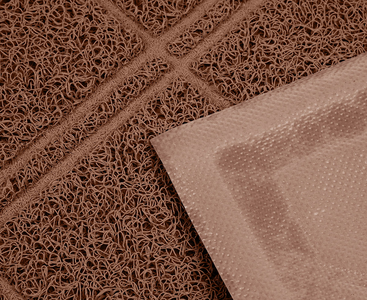 Less-Mess Cat Litter Box Mat 24" x 35" Brown I35366